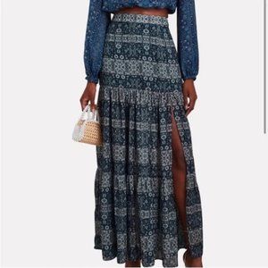 NWT Intermix Aggie tiered skirt in size 0